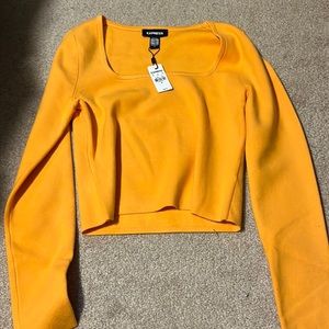 BOGO FREE! NWT express sweater orange